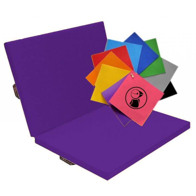 Faltmatte-Color-lila - Standard-Turnmatte in klappbarer Ausführung