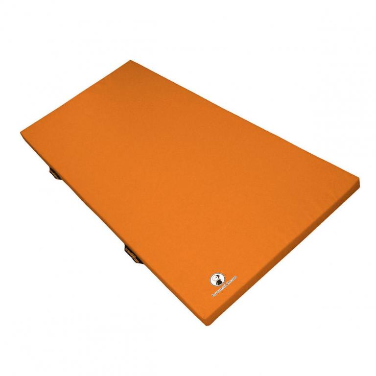 Leichtturnmatte-Soft - orange - Unsere Leichtturnmatte Soft ist mit ihrem weichen Kern ausschließlich für Babys und Kleinstkinder geeignet. 