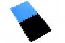 Puzzematte-Steckmatte-Kombimatte - blau und schwarz - mit Rundumverzahnung