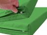 Turnmatte Classic - Reißverschluss - gruen - Standard-Turnmatte mit farbigem Bezug
