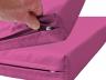 Turnmatte Classic - Reißverschluss - pink - Standard-Turnmatte mit farbigem Bezug