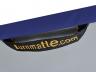 Turnmatte Classic - Tragegriff - dunkelblau - Standard-Turnmatte mit farbigem Bezug