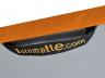 Turnmatte Classic - Tragegriff - orange - Standard-Turnmatte mit farbigem Bezug