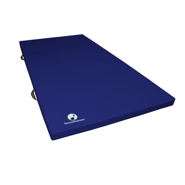 Turnmatte-Classic-Color - dunkelblau - Standard-Turnmatte mit farbigem Bezug