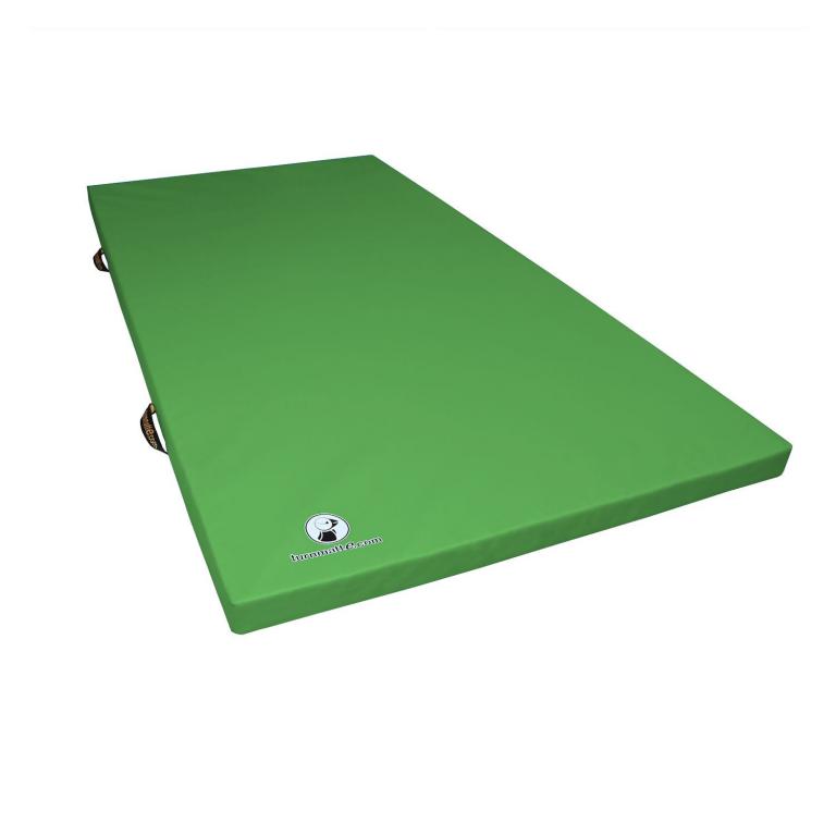 Turnmatte-Classic-Color - gruen - Standard-Turnmatte mit farbigem Bezug