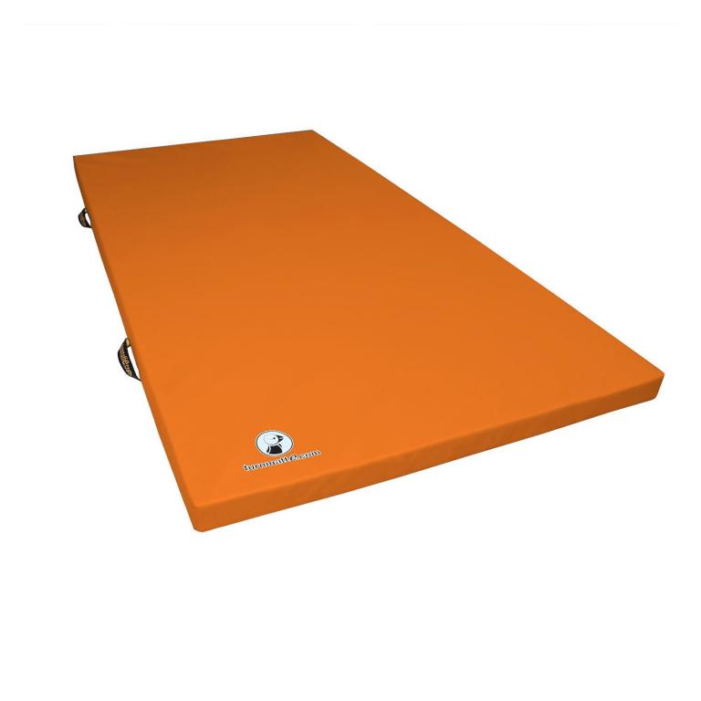 Turnmatte-Classic-Color - orange - Standard-Turnmatte mit farbigem Bezug