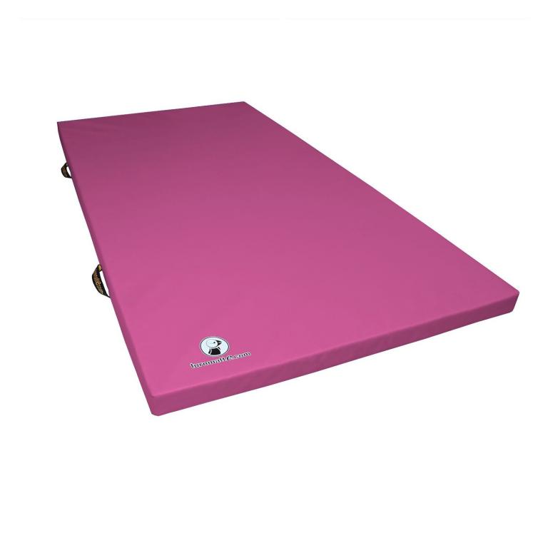 Turnmatte-Classic-Color - pink - Standard-Turnmatte mit farbigem Bezug