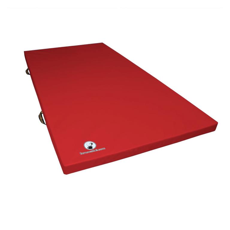 Turnmatte-Classic-Color - rot - Standard-Turnmatte mit farbigem Bezug