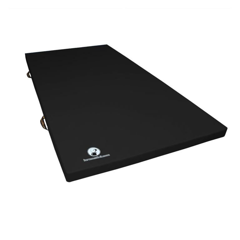 Turnmatte-Classic-Color - schwarz - Standard-Turnmatte mit farbigem Bezug