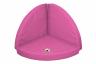 Weichbodenmatte rund - geklappt - pink - die Viertelkreise können individuell zusammengefügt werden