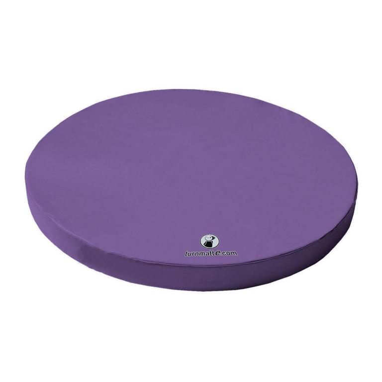 Weichbodenmatte rund in lila - die Matte eignet sich hervorragend zum Spielen, Toben und Turnen für die kleinen und großen Akrobaten.