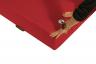 Weichbodenmatte-Color-Eigenschaft-ROT - klassische Weichbodenmatte mit einem farbigen Bezug