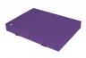 Weichbodenmatte-klappbar-auseinander-lila - klassische Weichbodenmatte zusammenklappbar