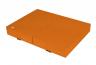 Weichbodenmatte-klappbar-auseinander-orange - klassische Weichbodenmatte zusammenklappbar