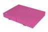 Weichbodenmatte-klappbar-auseinander-pink - klassische Weichbodenmatte zusammenklappbar