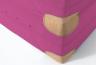 Weichbodenmatte-Lederecken-in-pink - klassische farbige Weichbodenmatte mit 8 Lederecken