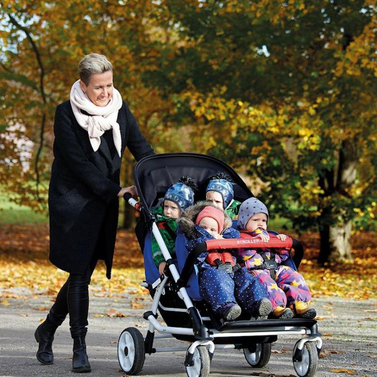 Buggy 4 Kids von Winther Viking - Platz für 4 Kinder im Alter von 6 bis 36 Monaten