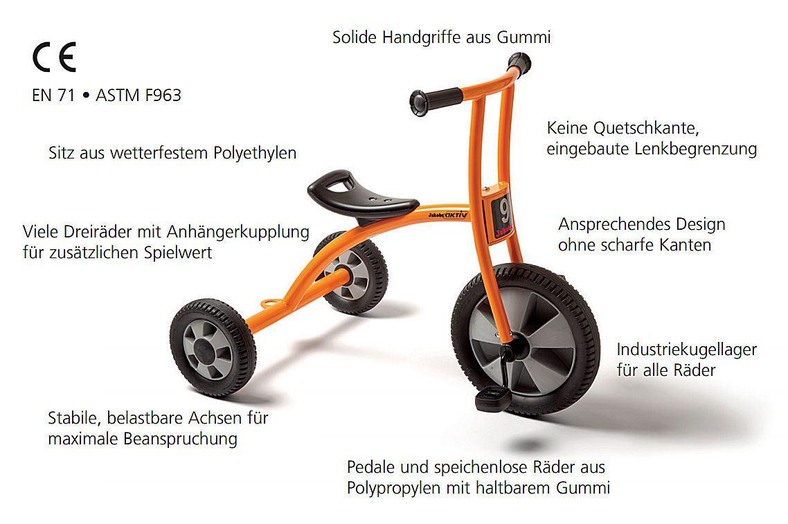 Jakobs Aktiv - Kinderfahrzeuge - in stabiler, solider Qualität mit einem ansprechenden Design in attraktiver Farbe, welche allen Sicherheitsanforderungen und Standards entsprechen. Jakobs Aktiv - Kinderfahrzeuge - entsprechen allen Sicherheitsanforderungen und Standards