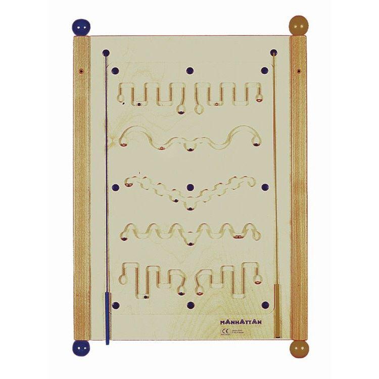 Wandelement Magnetrallye - mit integrierten Magnetstiften